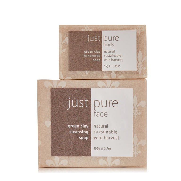 green clay cleansing soap